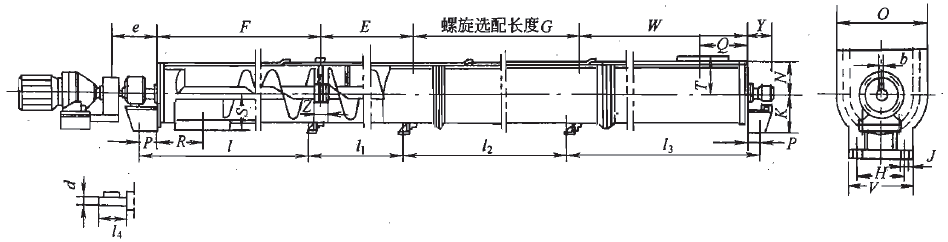 螺旋输送机的推荐参数及规格型号